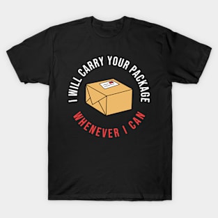 First Class Mail Lady Delivery Service Post Office T-Shirt